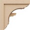 Ekena Millwork 7"W x 14"D x 14"H Classic Warren Rough Cedar Woodgrain TimberThane Corbel, Primed Tan CORUR07X14X14WARRCPR - alternate 2